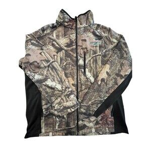 Mossy Oak Jacket Coat Break Up Infinity Camouflage Front Zip Sz L 42-44